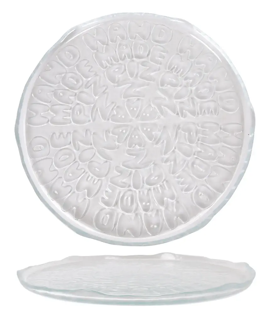 Zz26 Plato Pizza Transparente 33 Cm.