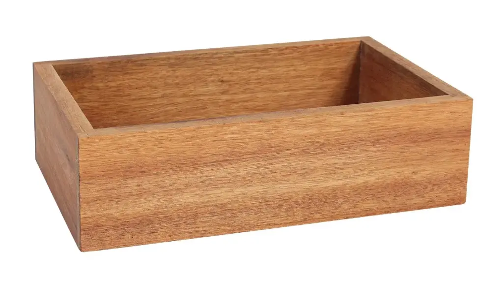 Caja Madera Acacia Gn. 1/4 75