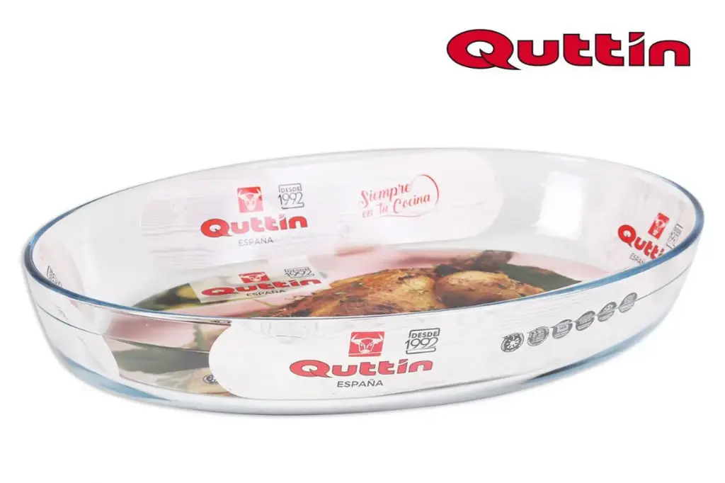 Fuente Horno Oval Vidrio 39X27 Cm.