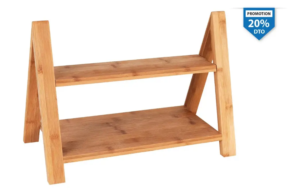 Soporte Doble Altura Bambu Comp. Gn1/3