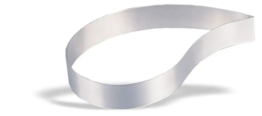 Molde Lagrima Inox. 6X4,5 Cm.