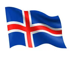 Bandera Islandia 150x100 cm.                                     