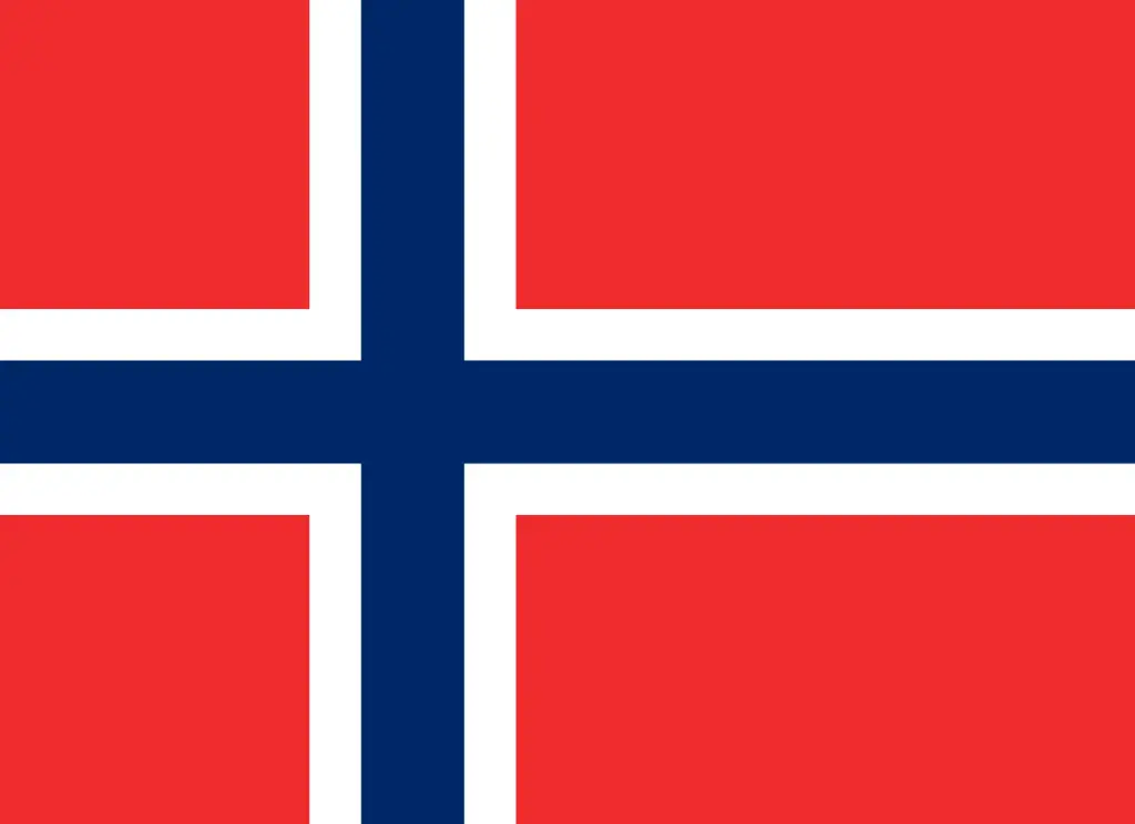 Bandera Noruega S/Escudo 150x100 cm.                             