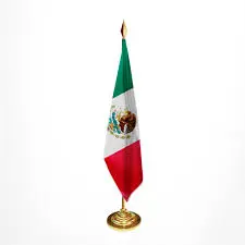 Bandera Sobremesa Mexico 15x10 cm.                               
