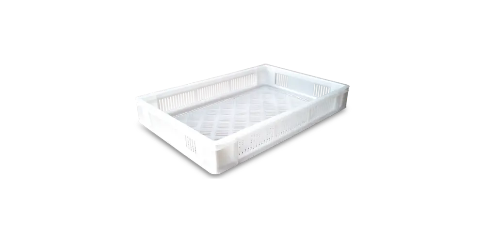 Cubeta Manutencion Ranurada Blanca 60X40X9 Cm.