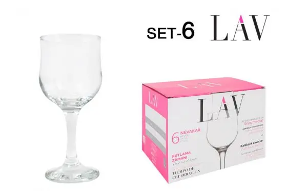 Copa Vino Tinto 240Cc Set De 6