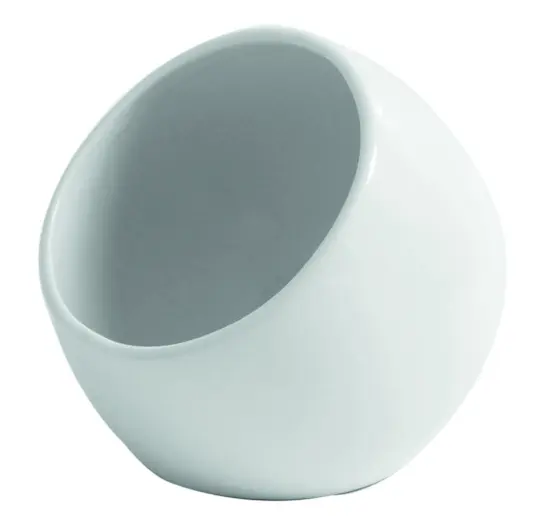Zz26 Bol Degustacion Rondo Porcelana Blanco 8X8 Cm.