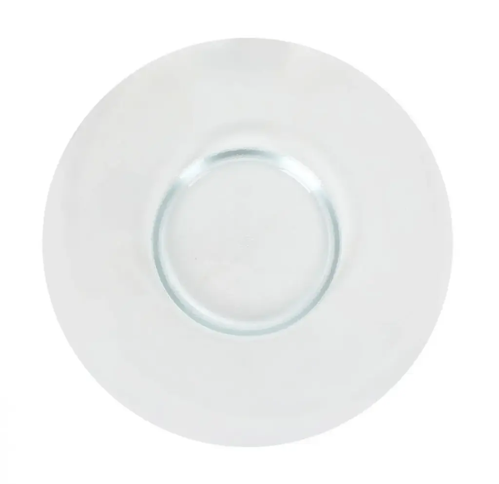 Plato Degustacion Mayi Transparente 28X1.5 Cm.