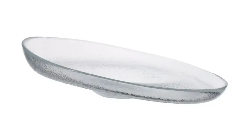 Plato Degustacion Oppidum Transparente 30X9 Cm.