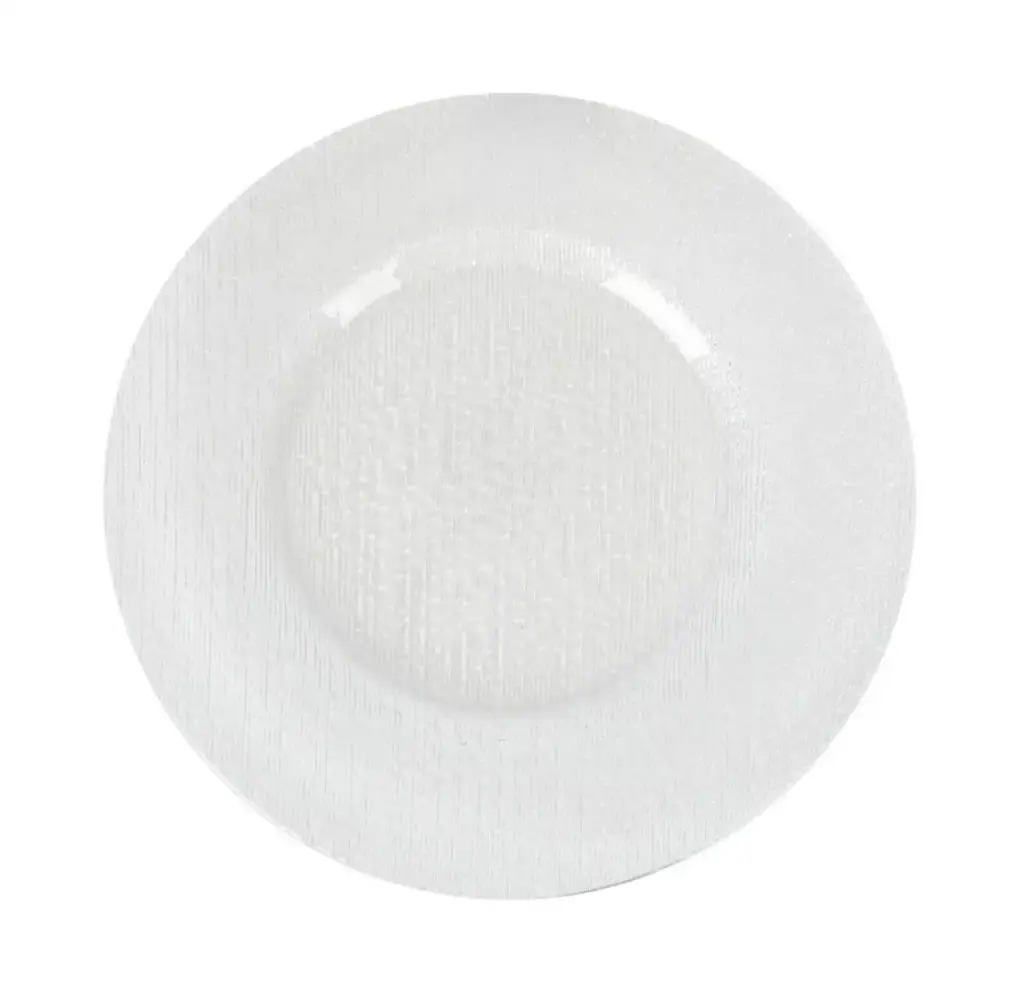 Plato Postre Beijing Transparente 21X2 Cm.