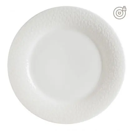 Plato Llano Albus Portedo 24X2 Cm.