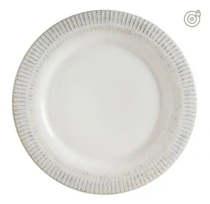 Plato Postre Albus Portedo 22X2 Cm.