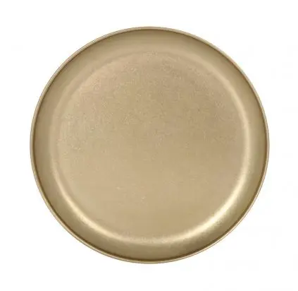 Plato Llano Vintage Dorado 26 Cm.