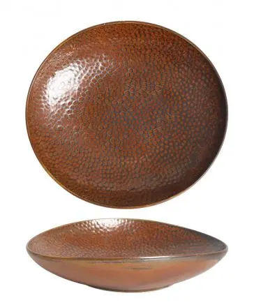 Plato Hondo Fierro 22X20X5 Cm.