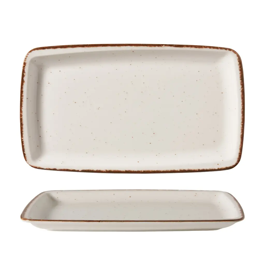 Fuente Rectangular Eo Side 24X14 Cm.