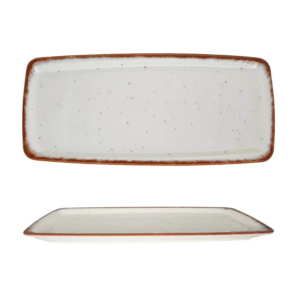 Fuente Rectangular Eo Side 33X15 Cm.