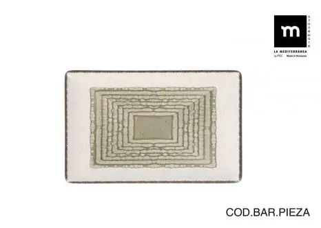Fuente Rectangular Occhio 20X13 Cm.