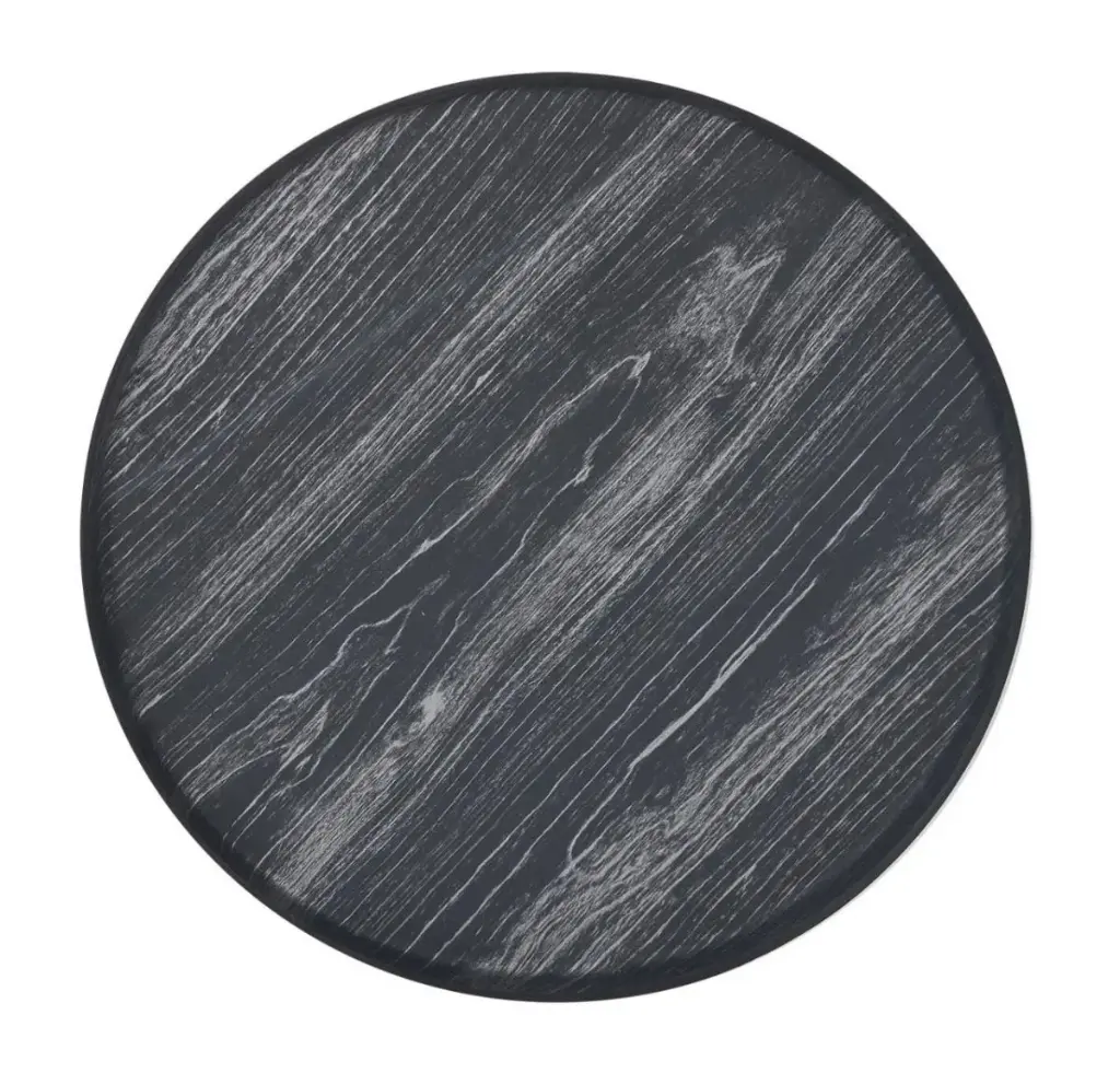 Plato Ps. Negro 28X2 Cm.