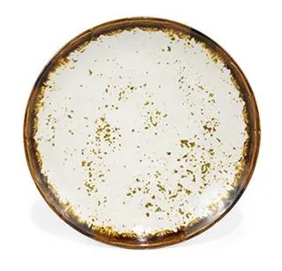 Plato Postre Touareg Melamina 21,5X3 Cm.