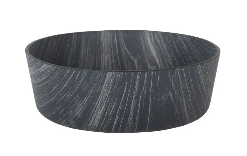 Bol Redondo Ps. Negro 16,5X6 Cm.