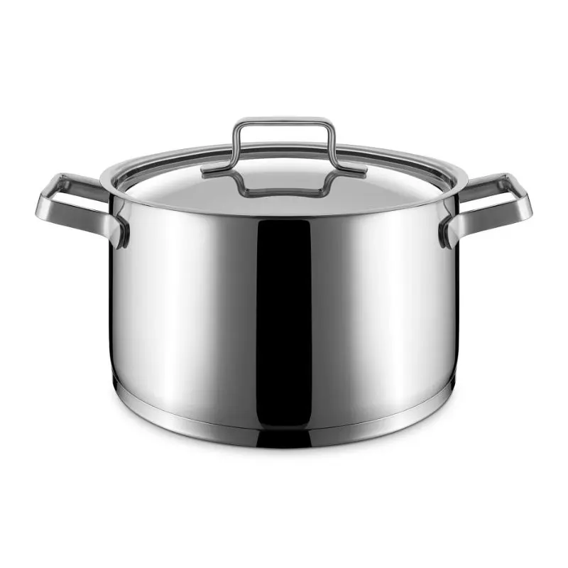 Cacerola Alta First Sin Tapa Inox. 36 Cm. 21.4 L.