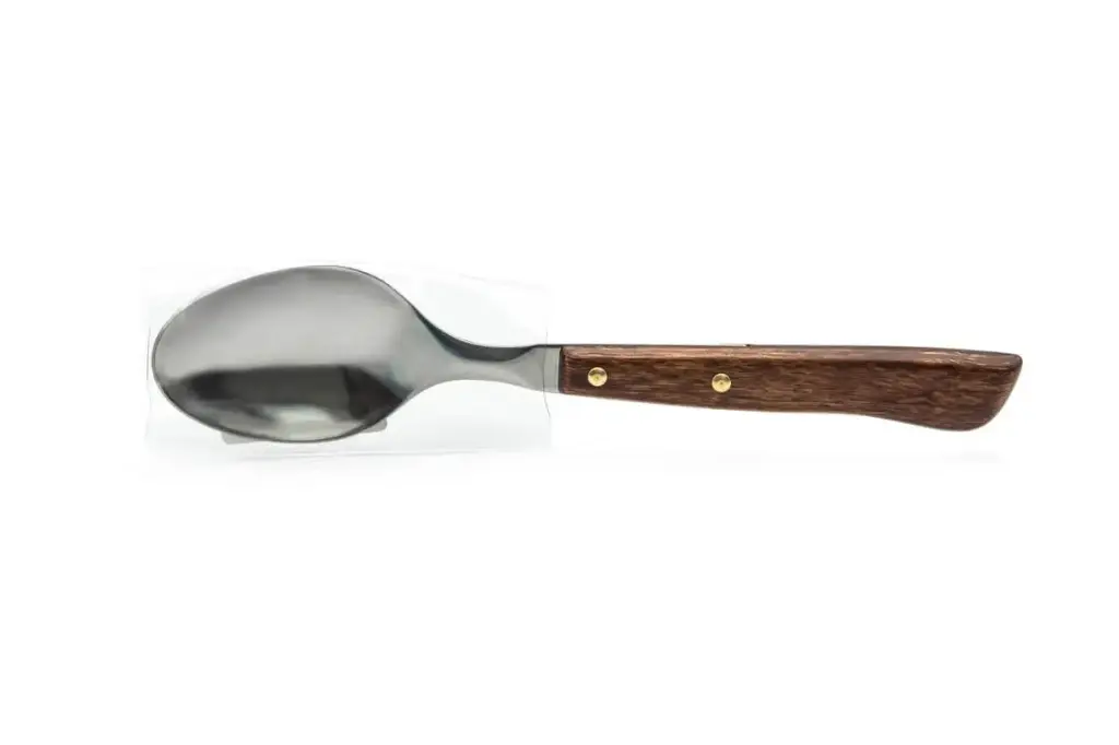 Cuchara Mesa Mango Madera 3 Claveles