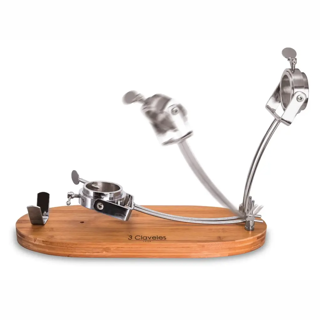 Soporte Jamonero Plegable Cabezal Giratorio Madera