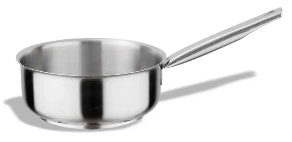 Cazo Recto Bajo Inox. 28 Cm.