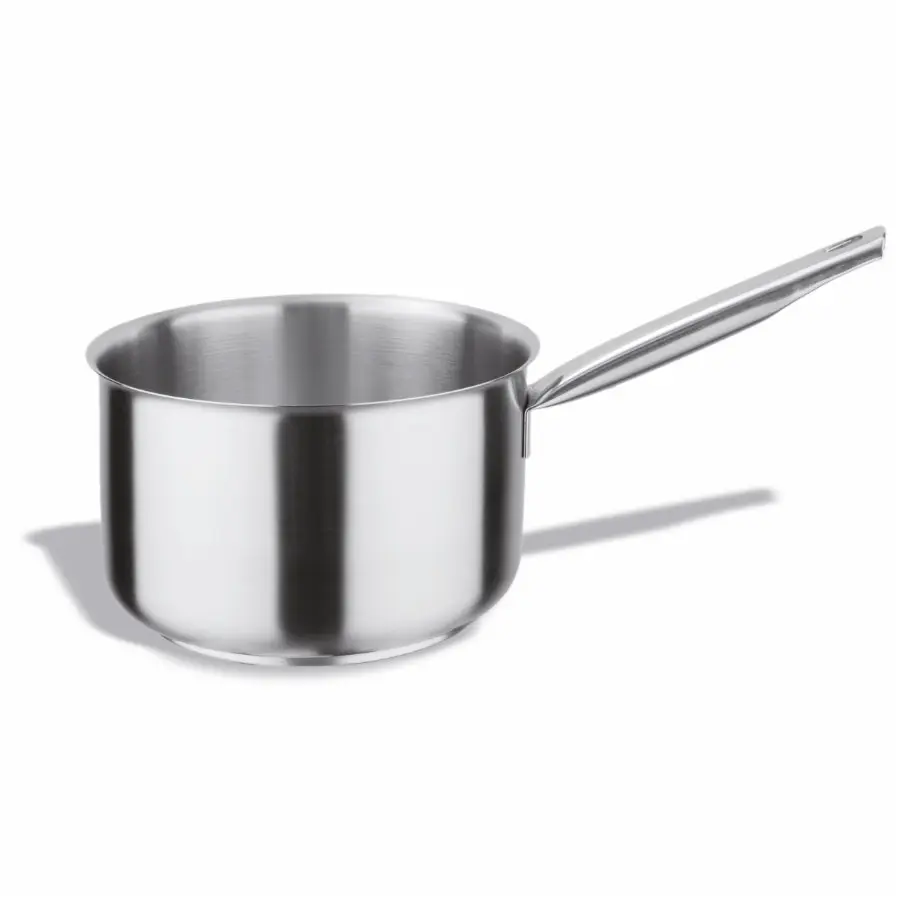 Cazo Recto Alto Inox. 18 Cm.