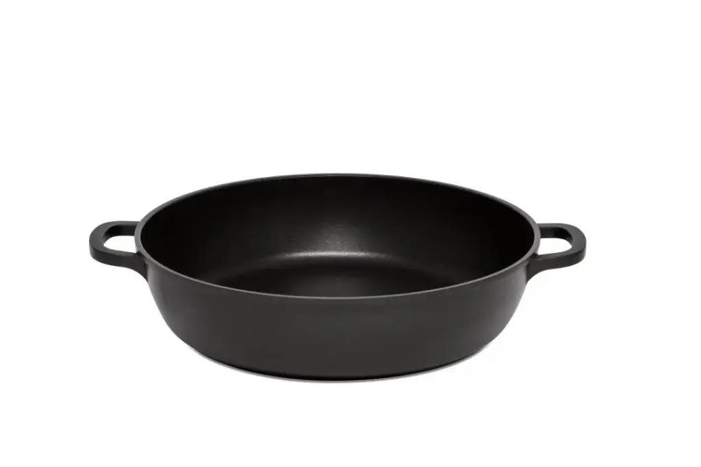 Cacerola Baja Aluminio Fundido Sin Tapa Black Series 16 Cm.