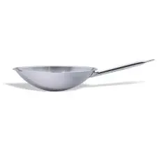 Wok Excalibur Inox. Fondo Redondo 36 Cm.