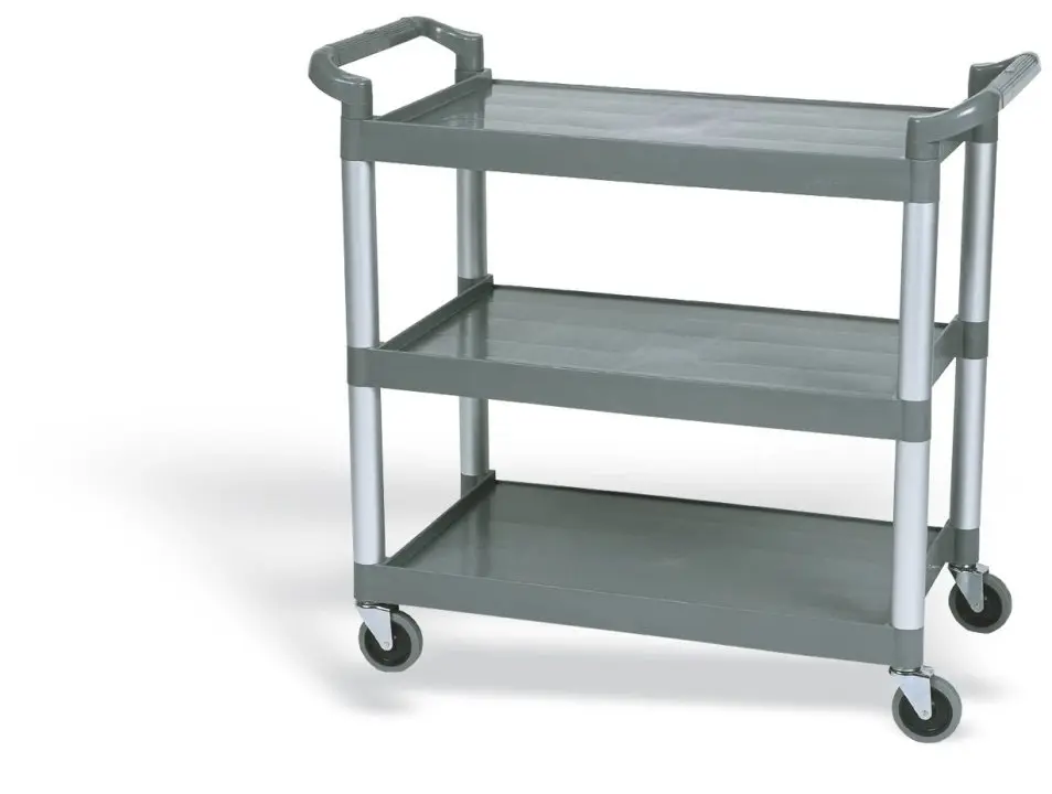 Carro Servicio 3 Estantes Gris 103X50X96 Cm.