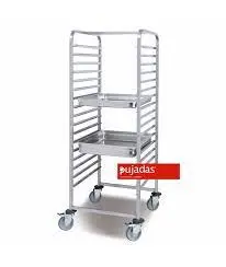 Carro Gn. Inox. 17 Guias 2/1