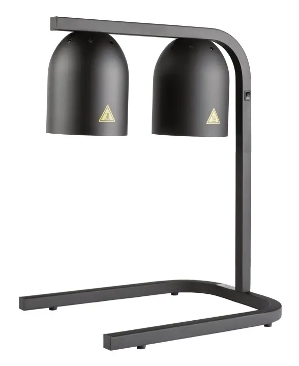 Lámpara Base Abierta 2V Luz. Blanca 250W Eu Negro