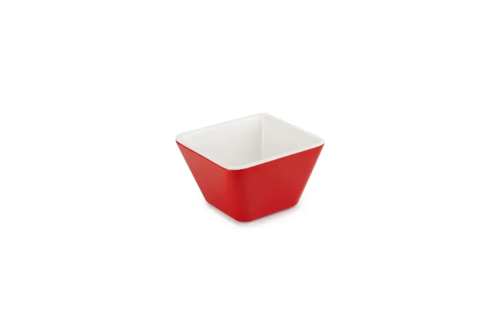 Bol Cuadrado 9X9 Rojo