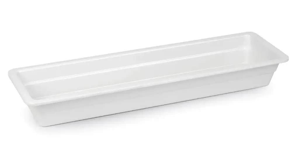 Fuente Gn. Melamina Blanca 2/4 20