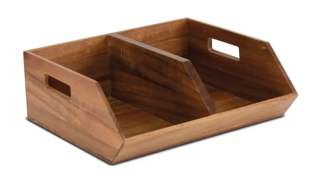 Caja Madera Buffet Doble 35X31X12,5 Cm.