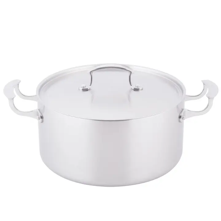 Cacerola Miramar Inox. Con Tapa 25.8 Cm.
