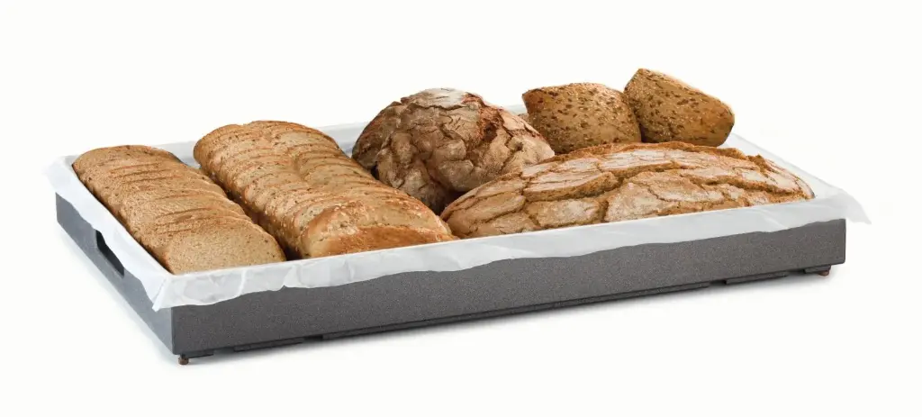 Bandeja Cubic Room Service Y Servicio Apilable Madera Wengue 60X40X6.5 Cm.