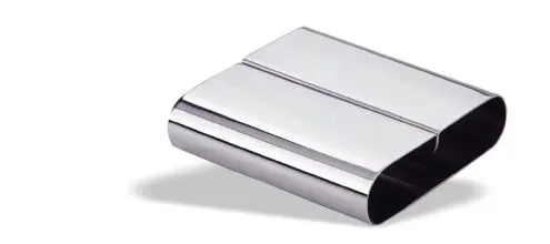 Portamenu Inox. 8X8X2 Cm.