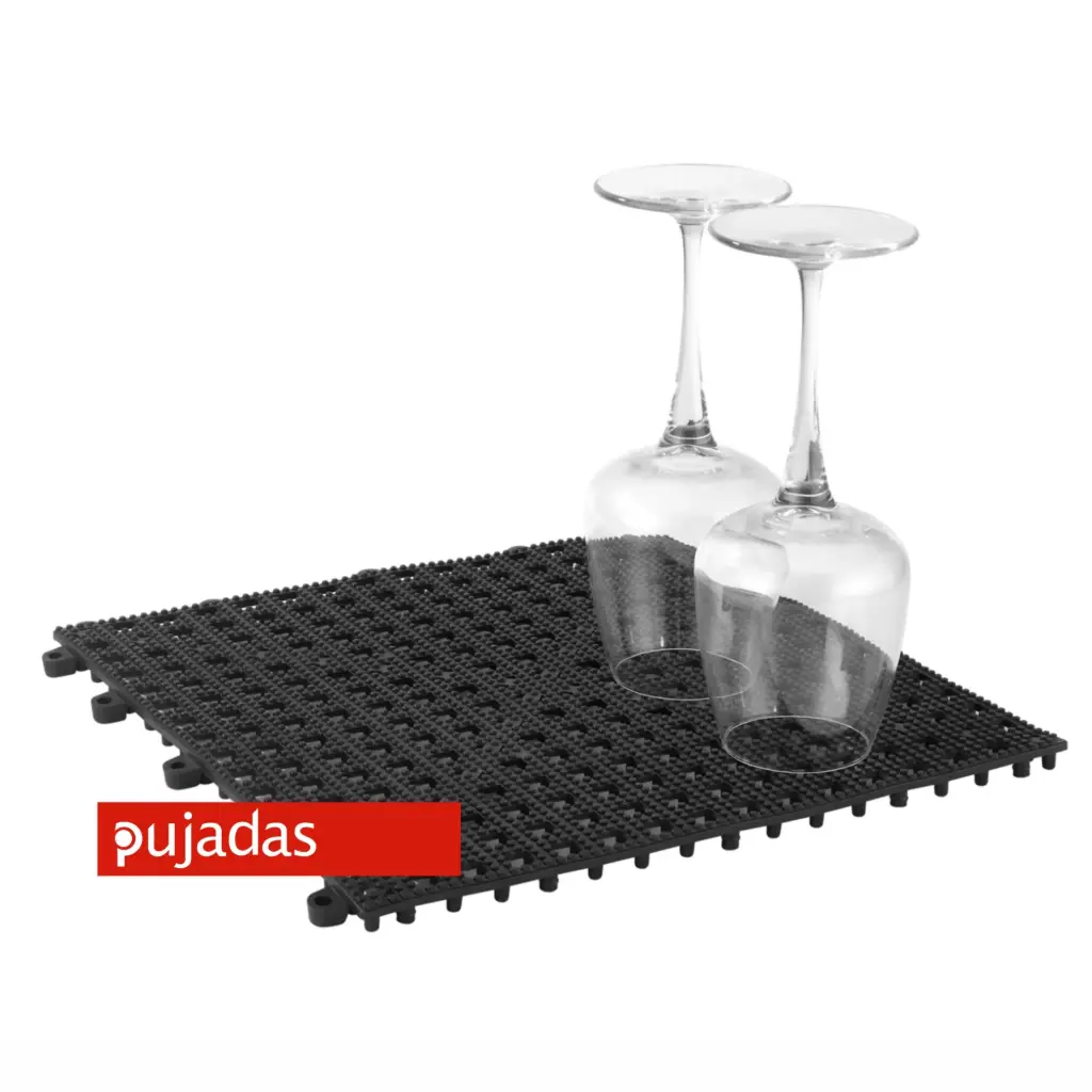 Alfombra Barra Negra 30X30 Cm.                                   
