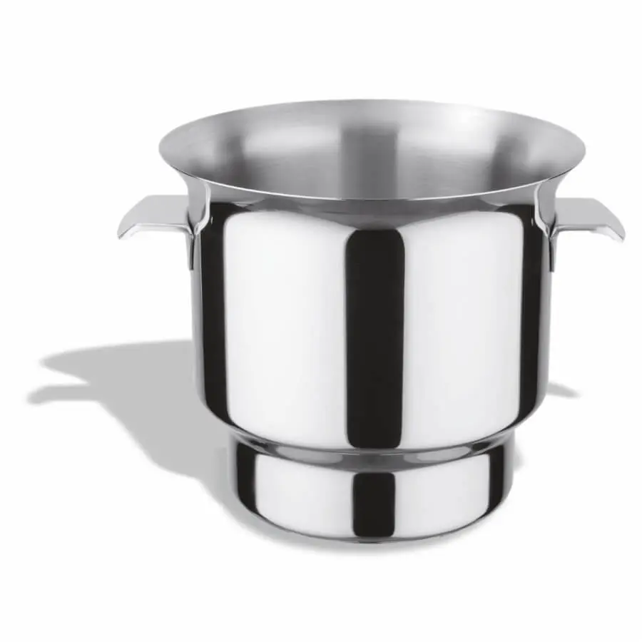 Champanera Con Asas Inox. 19X18 Cm.