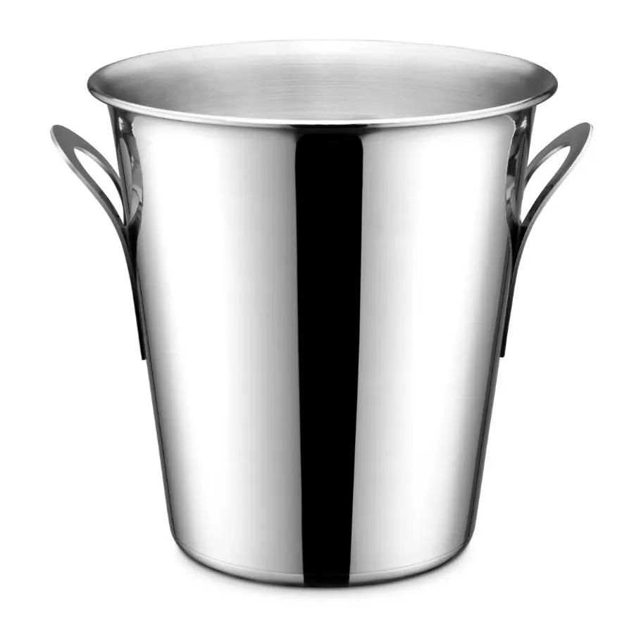 Champanera Con Asas Inox. 20X21 Cm.
