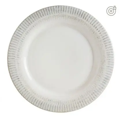 Plato Llano Albus Galata 24X2 Cm.