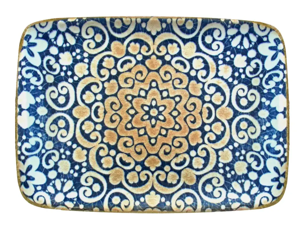 Fuente Rectangular Alhambra  23X16 Cm.