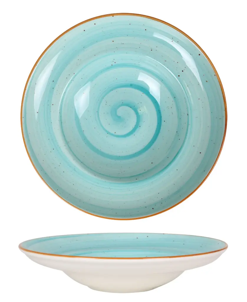 Zz26 Plato Pasta Gourmet Aqua  30 Cm.