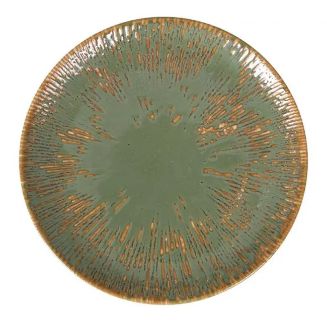 Plato Llano Gourmet Barroco Ii  25X2,5 Cm.          