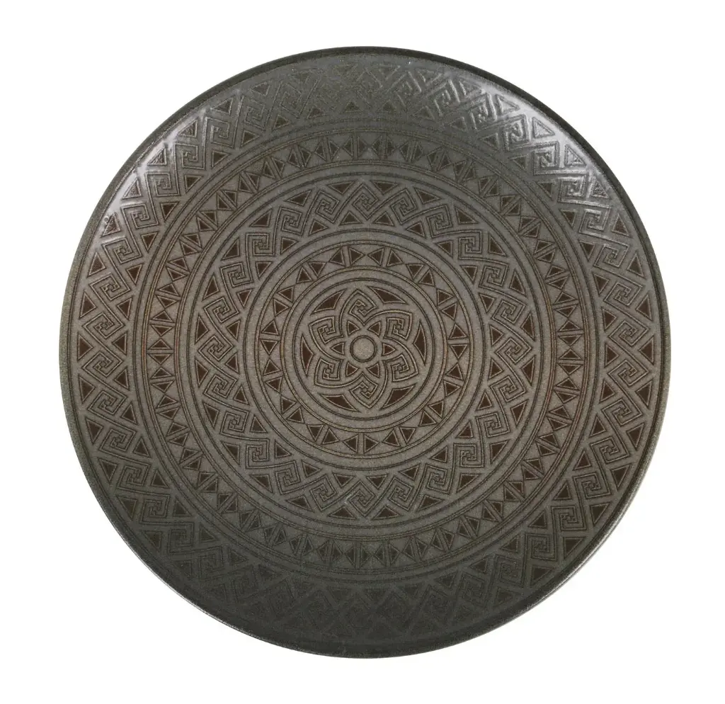 Plato Llano Gourmet  Damasquino 27 Cm.