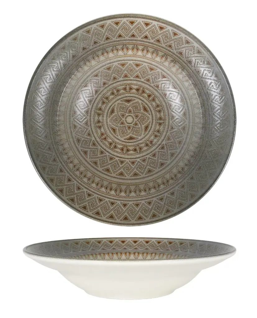Plato Pasta Damasquino  24 Cm.