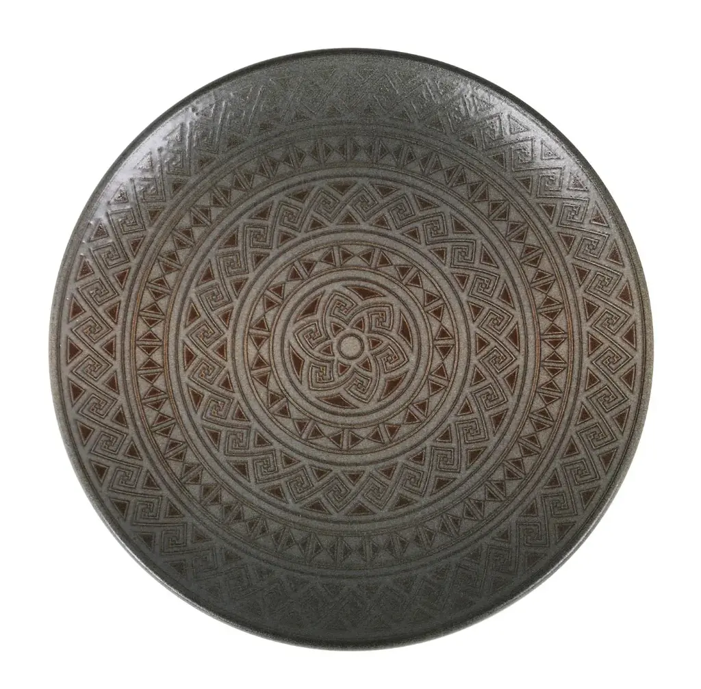 ZZ26 Plato Llano Gourmet  Damasquino 23 Cm.